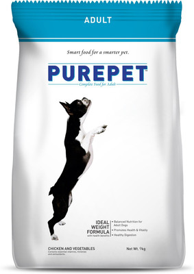 

Purepet Adult Chicken, Vegetable 9 kg Dry Dog Food