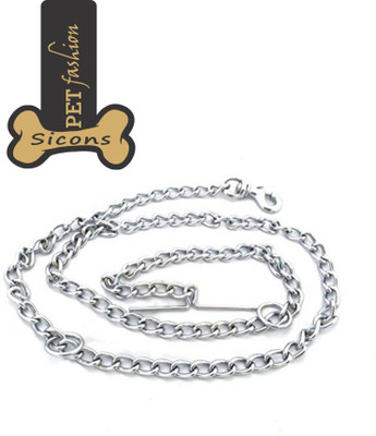 

Sicons 155 cm Dog Chain Leash(Silver)
