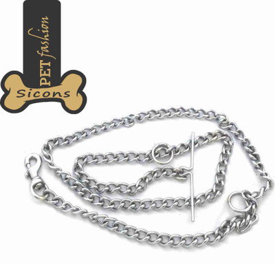 

Sicons 165 cm Dog Chain Leash(Silver)