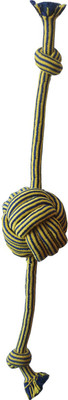

Petsport Twisted Chews Monster Knot Ball 36” Rope Cotton Tug Toy For Dog