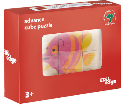 

Eduedge Advance Cube Puzzle• Printed on high quality plywood and wood. • Coated with safe paints for children. • Smooth edges and corners .A very attractive & fun toy. Non-toxic eco friendly product(1 Pieces)