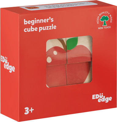 

Eduedge Beginner's Cube Puzzle• Printed on high quality plywood and wood. • Coated with safe paints for children. • Smooth edges and corners .A very attractive & fun toy. Non-toxic eco friendly product(1 Pieces)