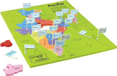 

Imagimake Imagimake: Mapology Map Combo- Map Puzzle Of India, Europe and World- With Flags And Capitals Of Countries- Fun Jigsaw Puzzle And Learning And Educational Toy, For Boys And Girls- Ideal For Birthday Gifts(106 Pieces)
