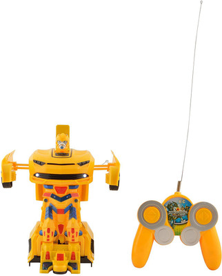 

FLAME Transforming Toy Car with Robot(Yellow)