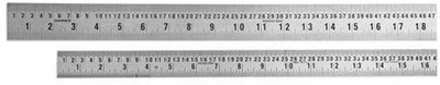 

Isomars Steel Scale Set of 2 Ruler(Set of 2, Silver)