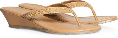 

Bata Women Beige Wedges