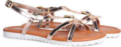

Bata Women Gold Flats