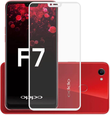 Case Creation Tempered Glass Guard for OPPO F7(Pack of 1)