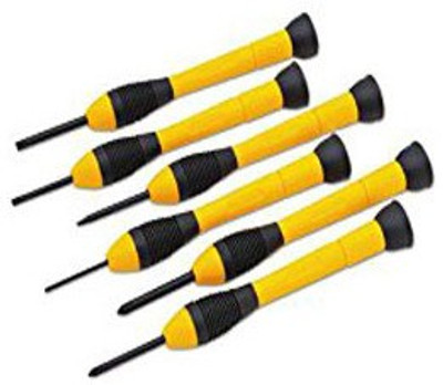 STANLEY 66-052 Precision 6piece Combination Screwdriver Set(Pack of 6)