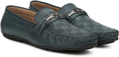 

Indigo Nation DRMIC 183 Loafers For Men(Black, Blue