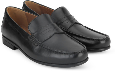

Clarks Claude Lane Black Leather Slip On For Men(Black