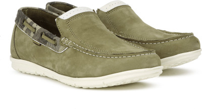 

Woodland Boat shoe For Men(Green, Khaki