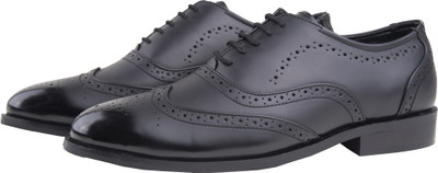 

Elitous Oxford Full-Brogue Formal Shoes Brogues For Men(Black