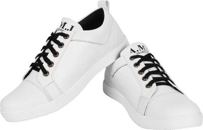 

AMJ Casuals For Men(White