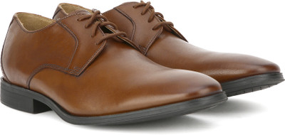 

Clarks Gilman Lace Lace Up For Men(Tan, Dark tan lea