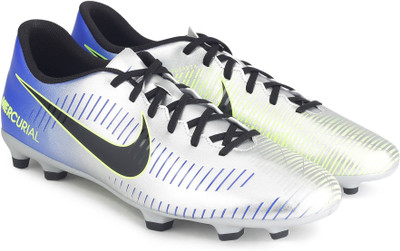 Nike MERCURIAL VORTEX III NJR FG Football Shoes For Men(Multicolor)