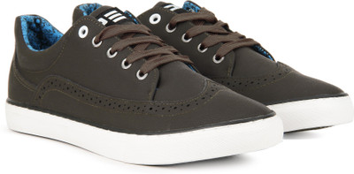 

Peter England PE PFFL31898147 Sneakers For Men(Olive, Black