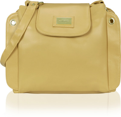

Kleio Women Formal, Casual White Leatherette Sling Bag