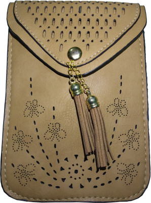 

AS Enterprise Girls Brown Leatherette Sling Bag