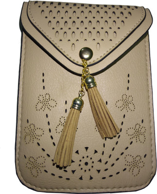

AS Enterprise Girls Khaki Leatherette Sling Bag