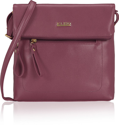 

Kleio Women Formal, Casual Purple Leatherette Sling Bag