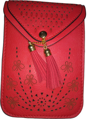 

AS Enterprise Girls Maroon Leatherette Sling Bag