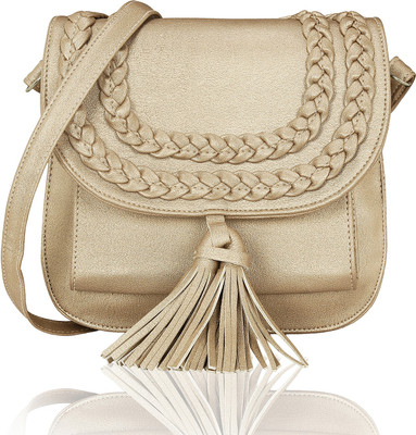 

Kleio Women Formal, Casual Beige PU Sling Bag