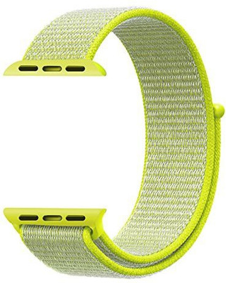 

Midkart iWatch 42mm Florescent Green and White 100% Original Woven Nylon Adjustable Sports Strap Series 1 / 2 / 3 / Smart Watch Strap(Green)