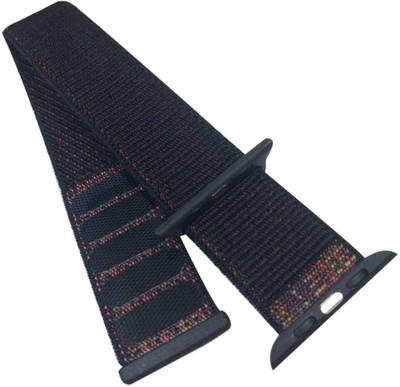 

Midkart 42mm Spider Black 100% Original Woven Nylon Sports Strap Series 1 / Smart Watch Strap(Black, Brown), Black and brown