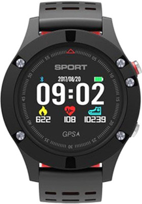 

OWO F5 Red & Black, GPS, Heart Rate, Altimeter Barometer Thermometer Smartwatch(Red Strap Free Size)