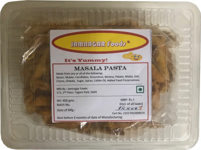 

Jamnagar Foods MASALA PASTA 400 GM(400 g)