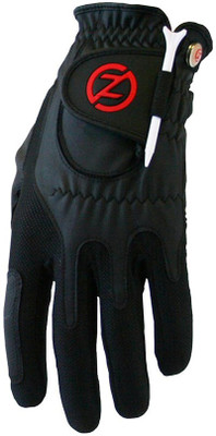 

Zero Friction Mens Compression Golf Gloves (Free Size, Black)