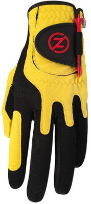 

Zero Friction Mens Compression Golf Gloves (Free Size, Yellow)