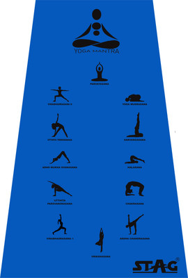 

Stag Yoga Mantra Asana Blue 12 mm Yoga Mat