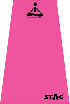 34 OFF on Stag Yoga Mantra Pink 12 mm Yoga Mat on Flipkart