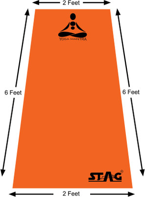 

Stag Yoga Mantra Orange 12 mm Yoga Mat