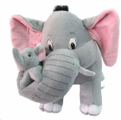 

skull-i stuffed elephant - 34 cm(black)