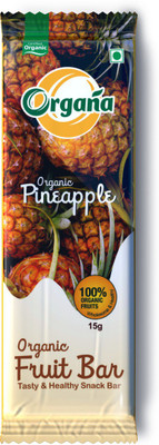 

Organa Organic Pineapple Fruitbar - 15g(300 g, Sachet)