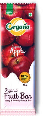 

Organa Organic Apple Fruitbar - 15g(300 g, Sachet)