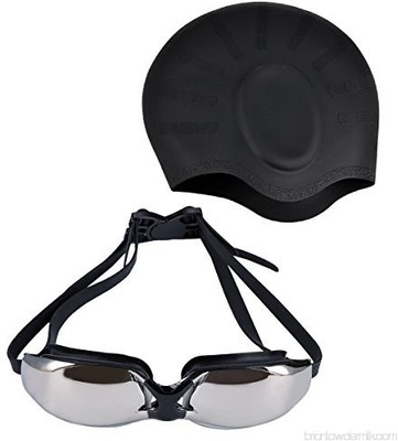 

BAANI INTERNATIONAL BEST QUALITY SWIMMING KIT 1 CAP + 1 GOGGLE ( BLACK) Swimming Cap(Black, Pack of 1)