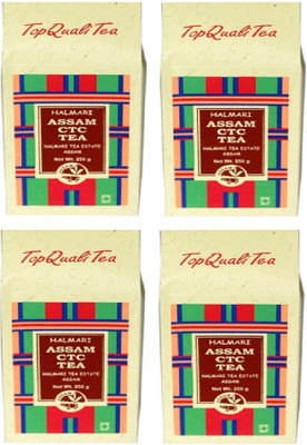

Top Quali Tea Halmari Assam CTC 250g Each 4 (400 Cups) Tea(1 kg, Pouch)