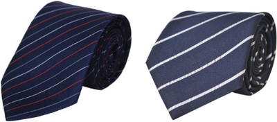 FashMade Self Design Tie(Pack of 2)