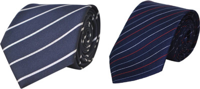 FashMade Self Design Tie(Pack of 2)
