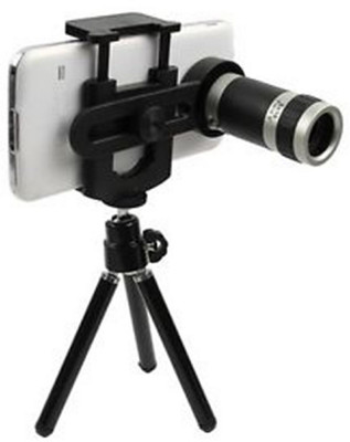 EXOSIS 8XLens Tripod(Black, Supports Up to 3 g)
