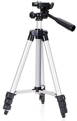 

MStick Flexible 4 Sections 105 cm Monopod Camera Tripod + Mobile Phone Holder with Tripod Carrying Bag Tripod(Silver, Supports Up to 2000 g)