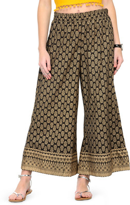 Varanga Regular Fit Women Black Trousers