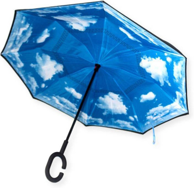 Felcon Inverse Sky Blue Umbrella Umbrella(Blue)