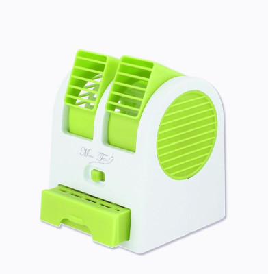 

Benison India ™Mini Perfume Turbine USB Small Fan Cooling Portable Desktop Dual Bladeless Air Conditioner Fans USB PORTABLE AC USB Fan(Multicolor)