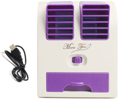56 Off On Blue Birds New Arrival Mini Air Conditioner Portable Rechargeable Usb Mini Cooler Mini Fan Usb Fan Water Cooler Room Cooler With Battery For Kitchen Home