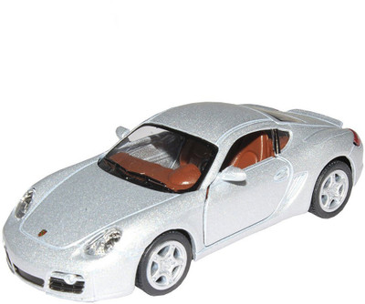 

Jack Royal (1:34 scale)-Cayman-S-Porsche-silver-metal-toy-car(silver)